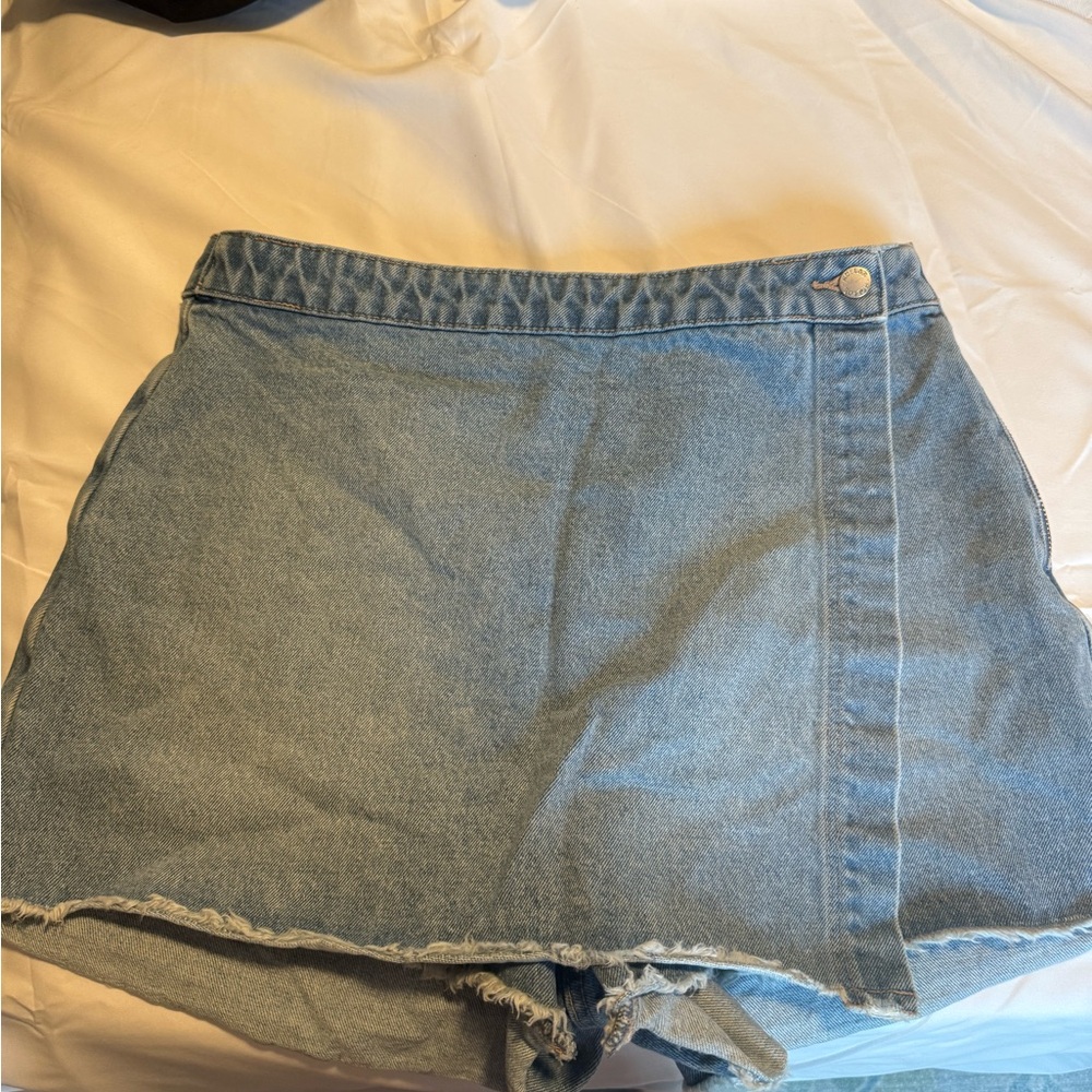 Rolla’s Denim Wrap Skort